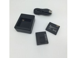 Charger With 2 Battery for Xiaomi Yi Action Cam Charger With 2 Battery for Xiaomi Yi Action Cam